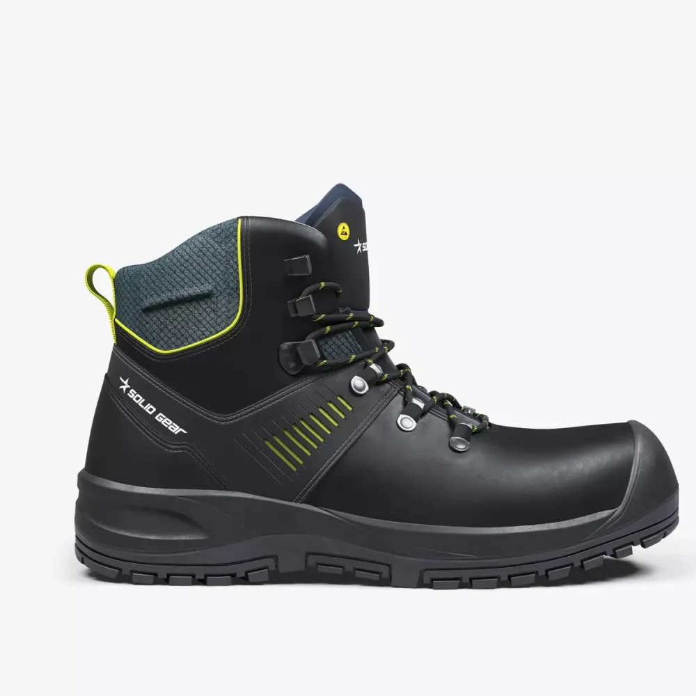 Solid Gear Ion Mid Skyddskänga S3L, ESD, svart 48