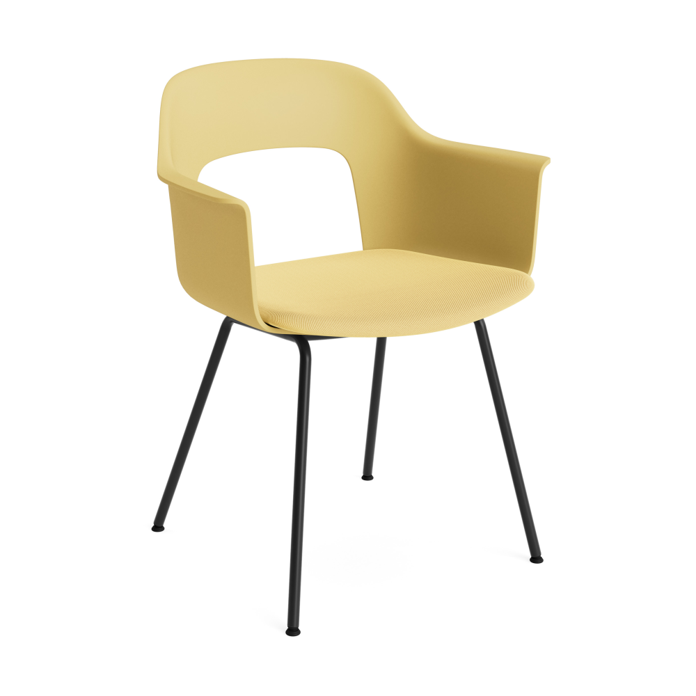 Layout Armchair 213 karmstol, Relate 431-biscotti-svartlackerad stål