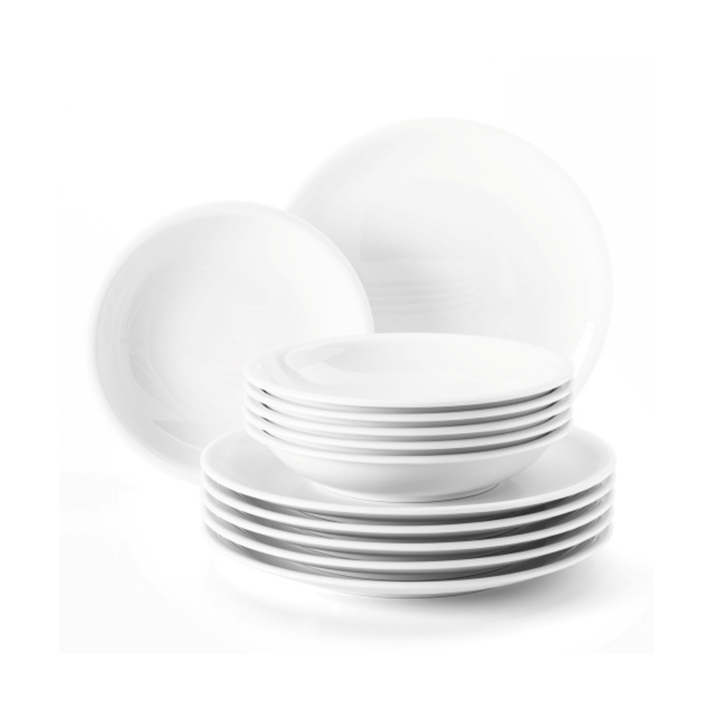 Compact servisset 12 delar, Vit