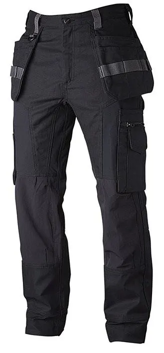 Top Swede 237 Arbetsbyxa med stretch, svart C64