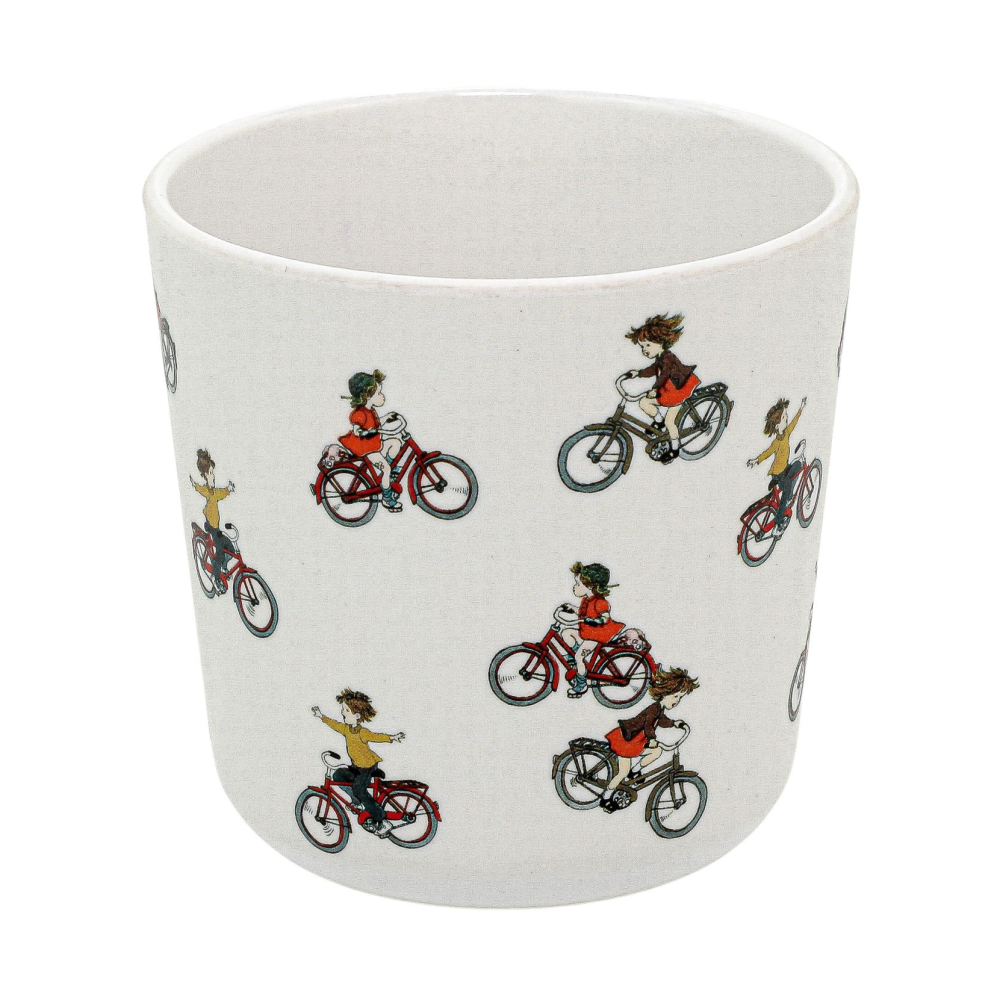 Lotta på Bråkmakargatan mugg 25 cl, Cykel
