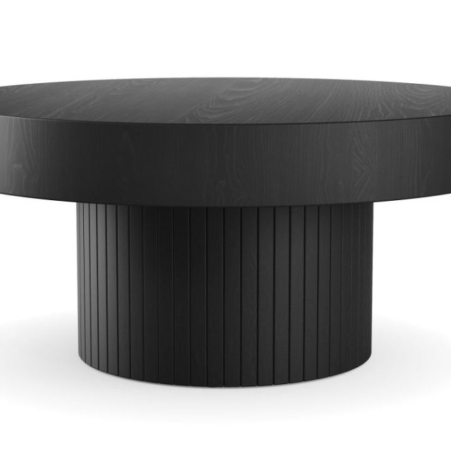 Kopparbo Soffbord 75 cm Runt Svart