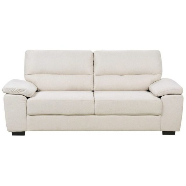 3-sitssoffa Vogar Beige, svart