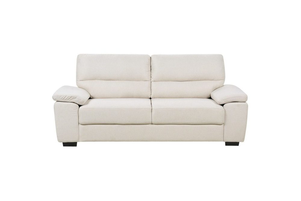 3-sitssoffa Vogar Beige, svart