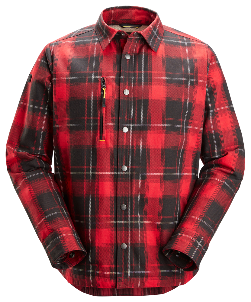 SKJORTA SNICKERS WORKWEAR FODRAD AW CHILIRÖD/, SVART STL XL