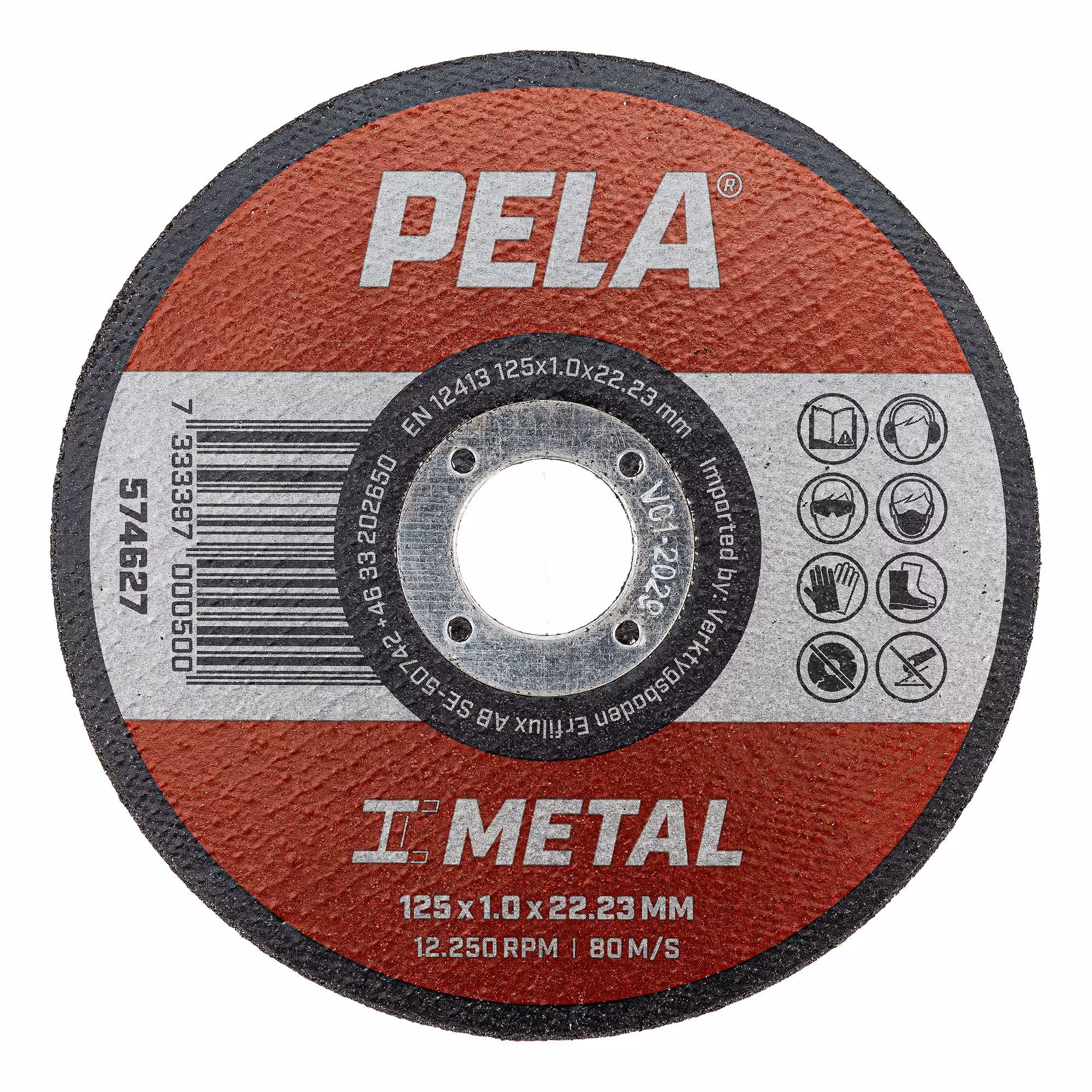 Kjøp PELA Kappsag for metall 125x1,0 mm – tynn kappsag for vinkelslip