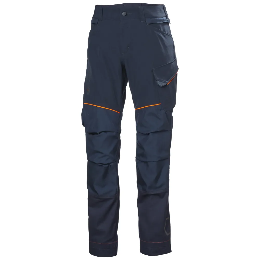 Helly Hansen Workwear Chelsea Evolution BRZ 77556_590 Arbetsbyxa marinblå/orange, connect C72