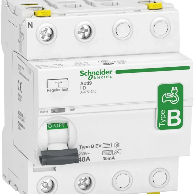 Schneider Electric Acti9 iID Jordfelsbrytare B-EV, 2-polig 25A, 30mA