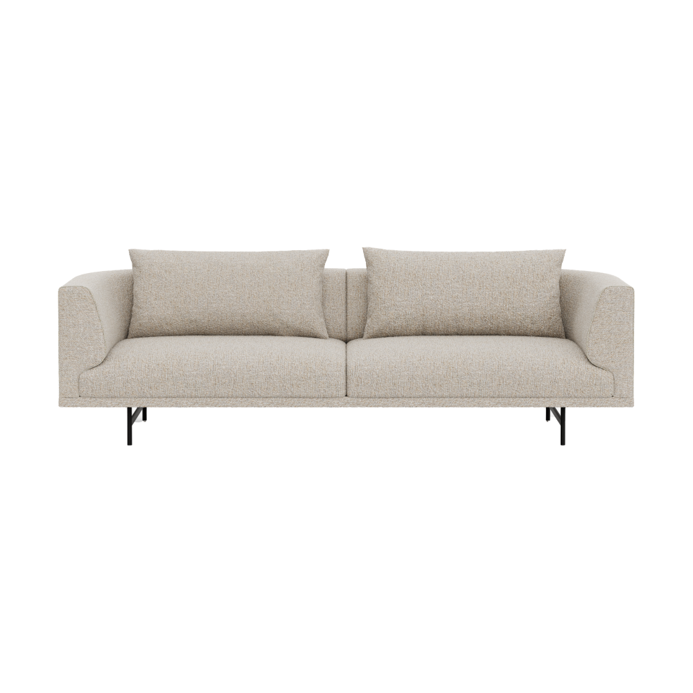 Vipp632 Chimney 3-sits soffa, Bark off white-black