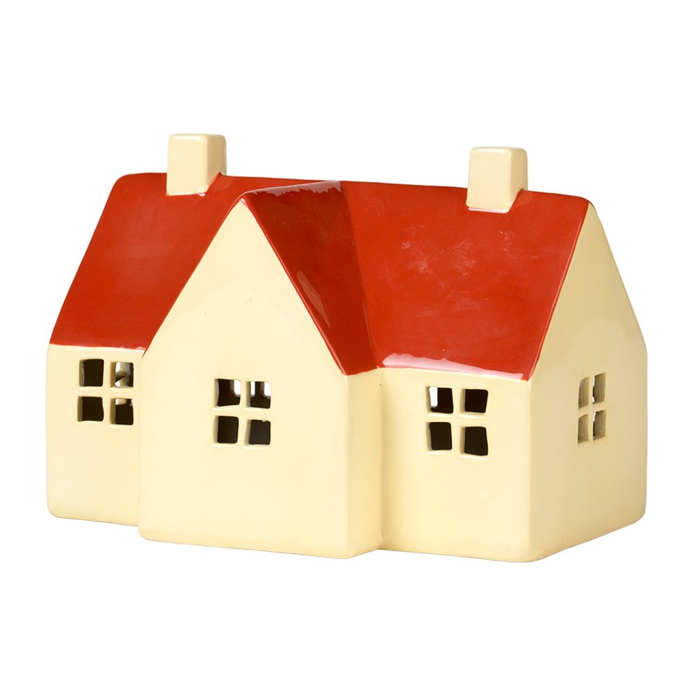 Bo dekorationshus, Light yellow-pumpkin orange