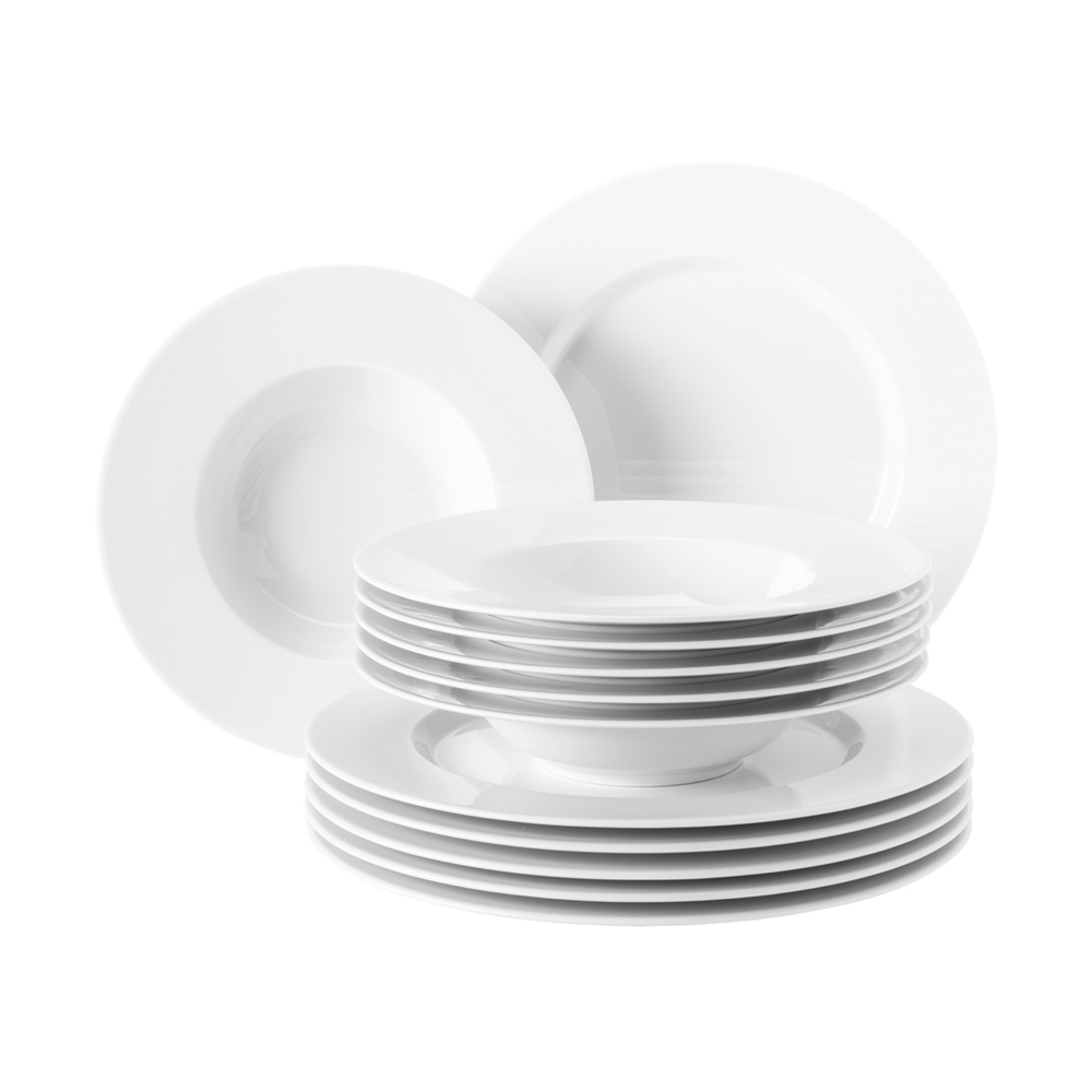 No Limits servisset 12 delar, Vit