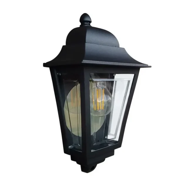 Utomhusvägglampa Elstead Lighting Deco Lane Svart