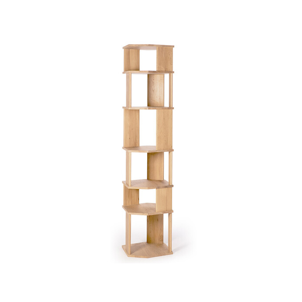 Stairs Column hylla, Oak wax oil 204x45 cm