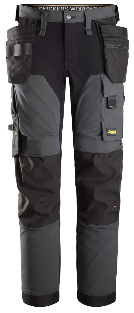 Snickers Workwear 6275-9504 AllroundWork Arbetsbyxa stretch, marinblå/svart Marinblå/Svart - Bild 2