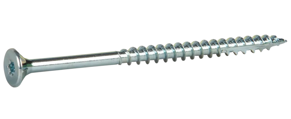 ESSVE 116044 Träskruv 6 mm Ø, försänkt, FZB 100 mm, 800-pack