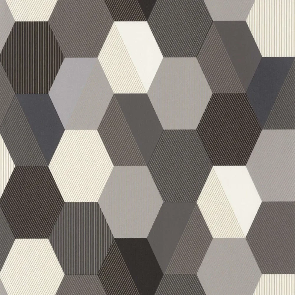 Moonlight Hexagone OR Noir Mlg100109023 Tapet | Stuvbutiken - Bild 2