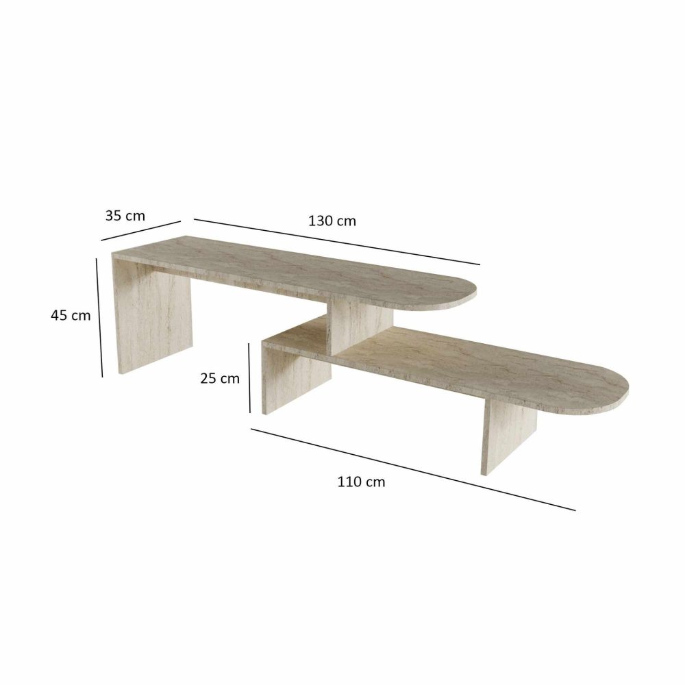 Deliones Tv-bänk 130 cm