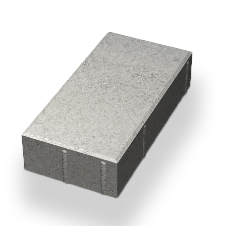 PLATTA BENDERS SLÄT GRÅ 350X175X80MM, TRÄDGÅRDSPLATTA