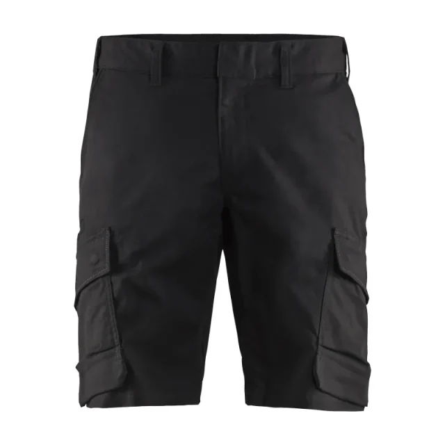 Blåkläder 1446-1832 Arbetsshorts svart, stretch C60