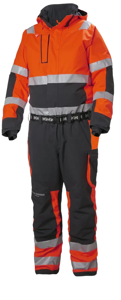 Helly Hansen Workwear Alna 71694_269 Vinteroverall varsel, orange/svart C50