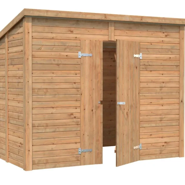 Palmako Leif Förråd 4,6 m²/inv. 4,2 m², brun impregnerad