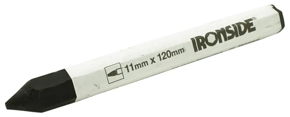 Ironside 100754 Färgkrita 11x120 mm, sexkantig, 12-pack Gul