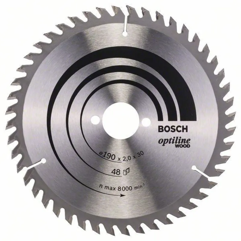 Bosch Sågklinga 190mm 48T (Fina snitt)