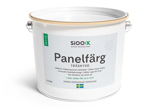 SiOO:X 1612710-SE Panelfärg träskydd, steg 1 Walnut Brown - Bild 2