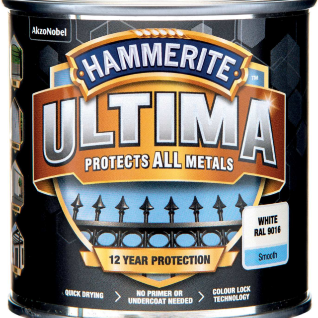 SLÄTLACK HAMMERITE ULTIMA VIT 250ML