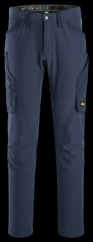 Snickers Workwear 6873-9595 FlexiWork Arbetsbyxa marinblå 158