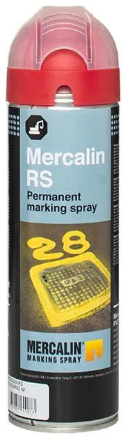 Mercalin RS Märkfärg 500 ml Gul