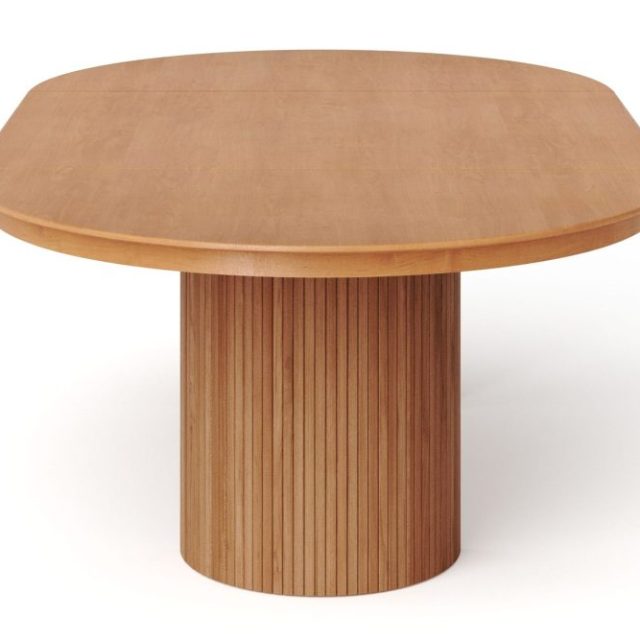 Kopparbo Runt Matbord förlängningsbart 140-240 cm Fanér