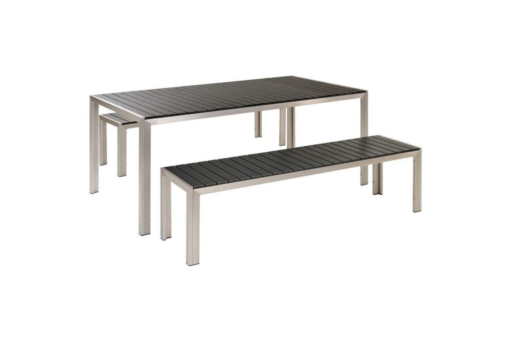 Matsalsset Nardo Svart/Silver