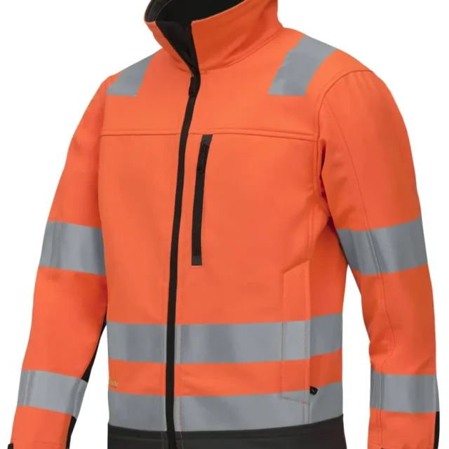 Snickers Workwear 1230 AllroundWork Softshelljacka varsel, gul Varsel, Gul
