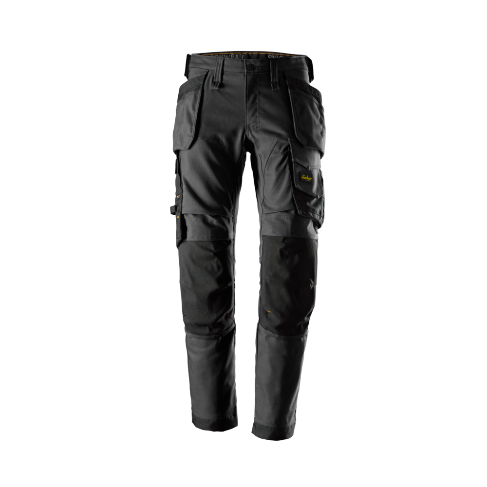 STRETCHBYXA CANVAS AW HF STÅLGRÅ/SVART STL 146