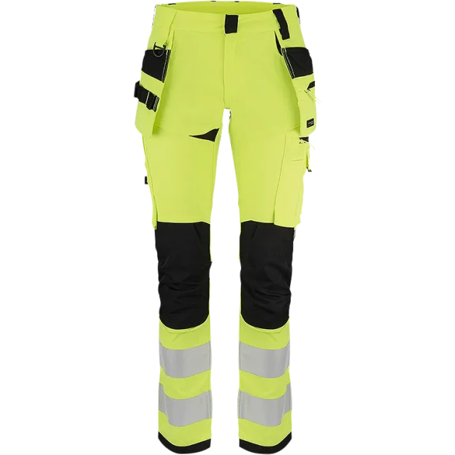Texstar WP53120991200 Arbetsbyxa Hi-Vis gul/svart Hi-Vis gul/svart