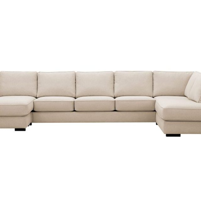Optus 6-sits U-soffa med Divan och schäslong vänster