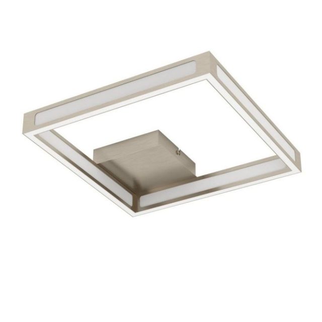 Taklampa Eglo Altaflor 315x315 mm Nickel-Matt Vit