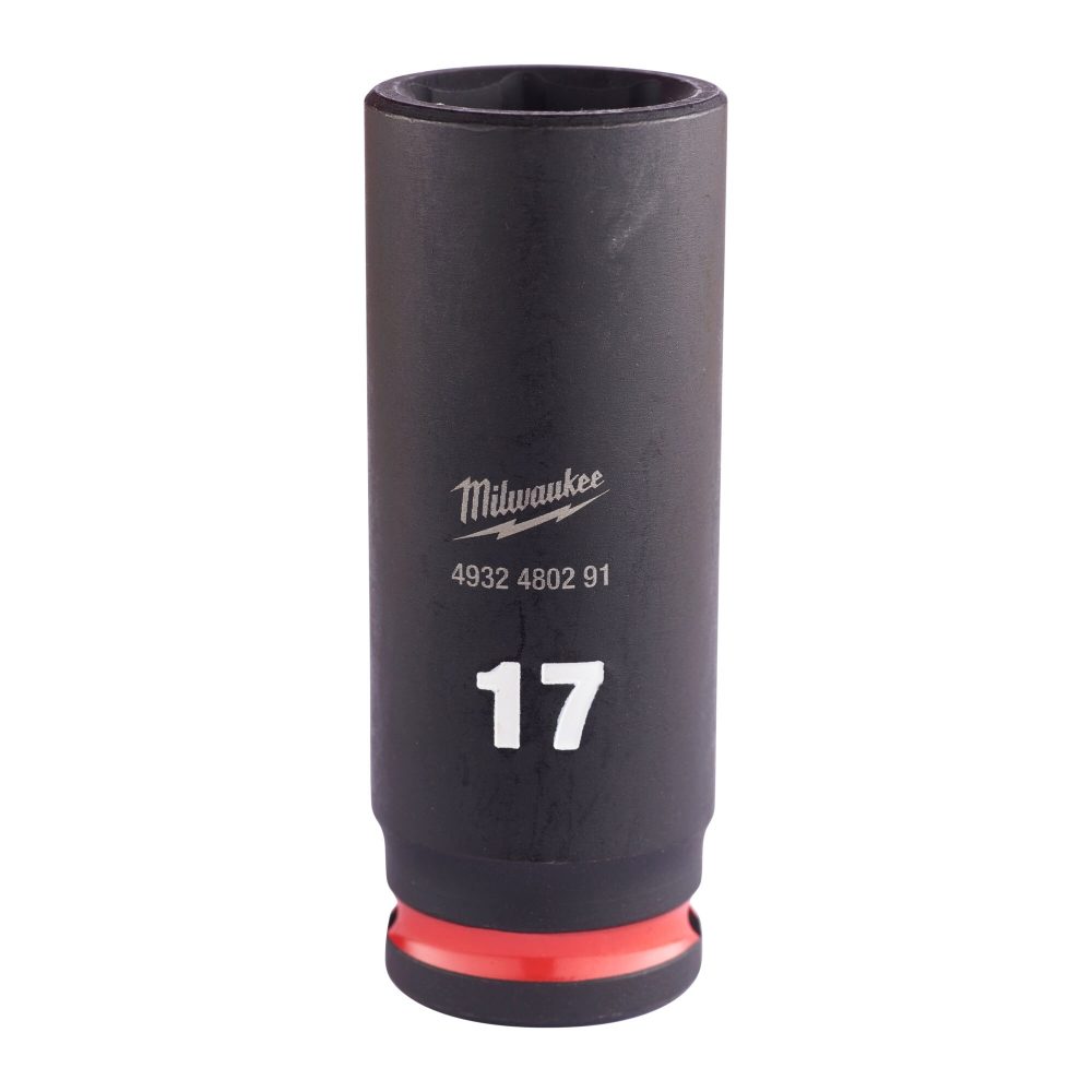 Kjøp Milwaukee Krafthylse shockwave impact duty, 3/8", 17 mm