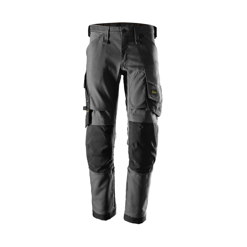 STRETCHBYXA CANVAS AW STÅLGRÅ/SVART STL 50