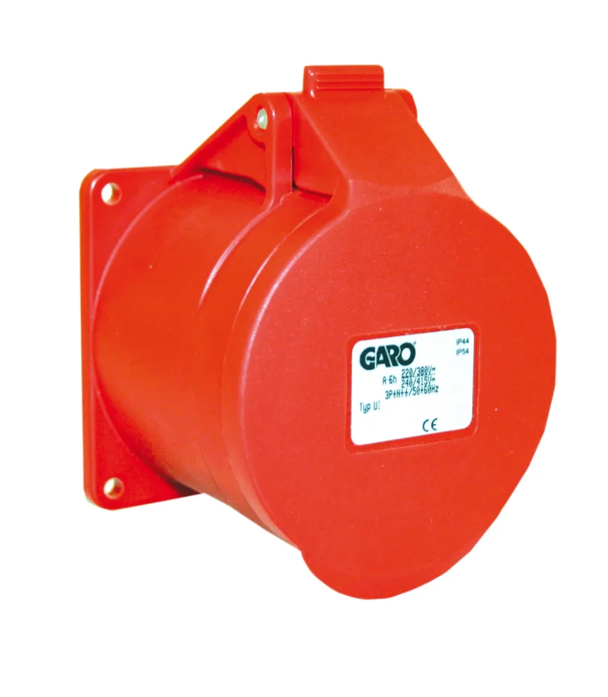 Garo Basic Uttag IP44 5-polig 16A 6h, röd - Bild 2