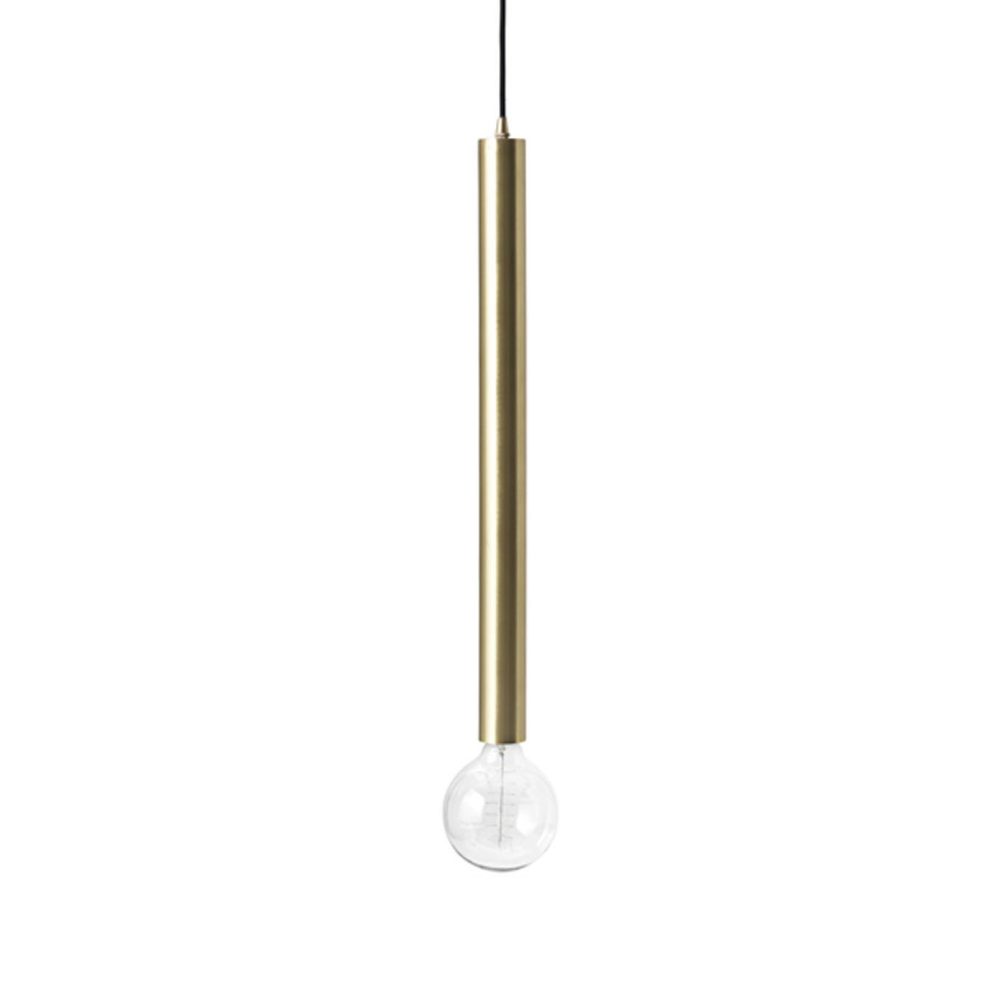 Long taklampa, mässing, 45 cm