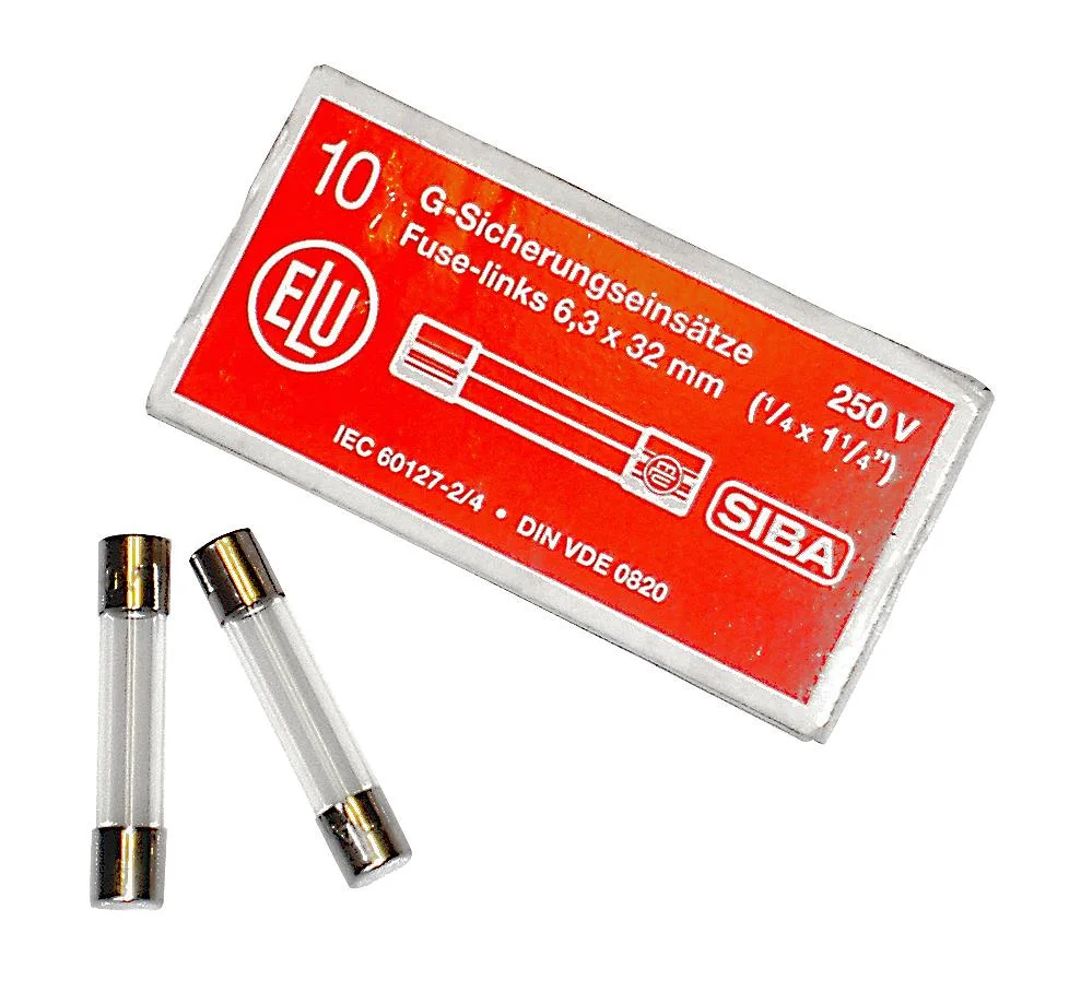 SIBA 7005961.8 Finsäkring 6 x 32 mm, trög, 10-pack 8 A - Bild 2