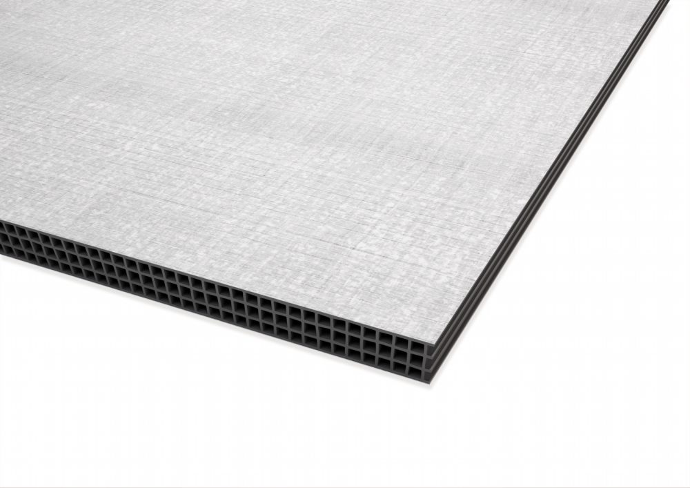FORMSKIVA GRÅ 12X2500X600MM GJUTFORM GOPANEL