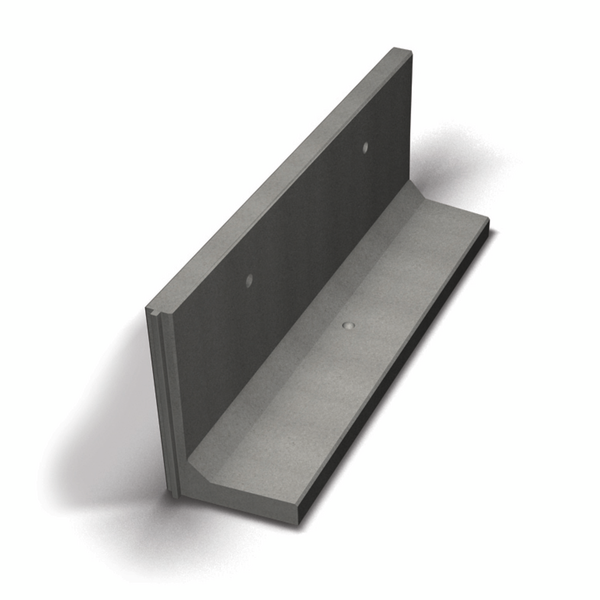 MUR BENDERS L-STÖD 4KN GRÅ400X2000 A, 400X2000MM 2866407A