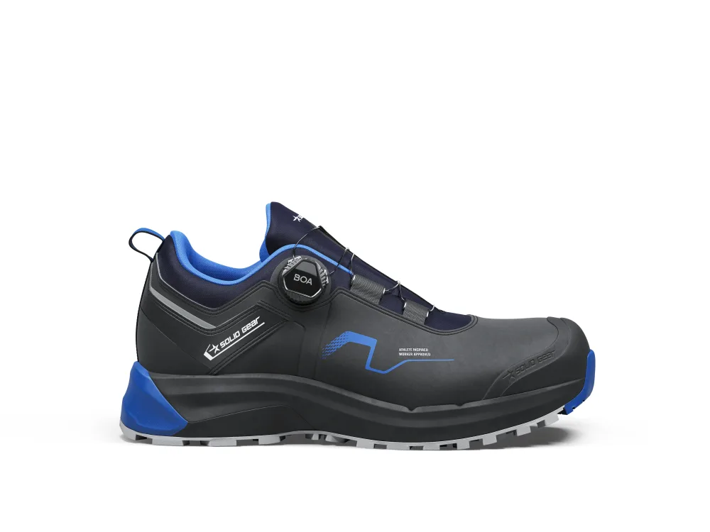 Solid Gear Sonar Low Skyddssko svart/blå 37