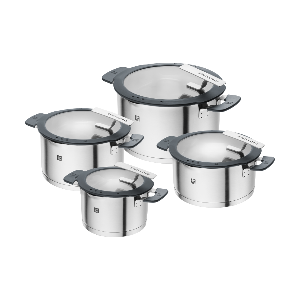 Zwilling Simplify gryt/kastrullset 8 delar, Rostfritt stål