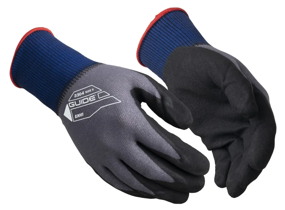Guide Gloves 3304 Handske nitril, OEKO Tex, latexfri, touch 7