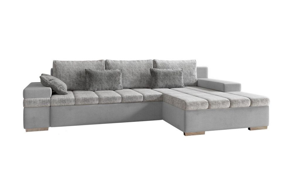 Naoma 3-sits Bäddsoffa med Divan L-formad Höger med Förvarin