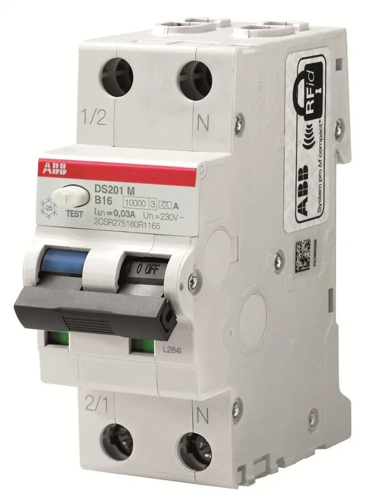 ABB 2CSR275480R3404 Personskyddsautomat 10kA, C-karakteristik, typ APR DS201M M C40 APR300 - Bild 2